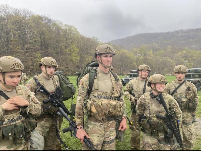 Austin Gabriel, a 2018 Oglethorpe County High School grad, and his Ranger challenge team, will represent the University of North Georgia at the Sandhurst Military Skills competition at the U.S. Military Academy in April. (Submitted Photo)