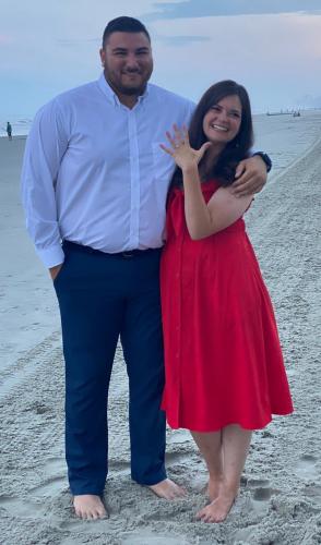Kris Patel shared his photo of himself and fiancee Kathrine Bell on Twitter earlier this week. They were engaged on Monday. (Submitted Photo)