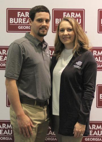 Kaleb and Kaitlyn Marchant, who live in Winterville, have been selected to serve on the Georgia Farm Bureau’s Young Farmers and Ranchers Committee this year. (SUBMITTED PHOTO)